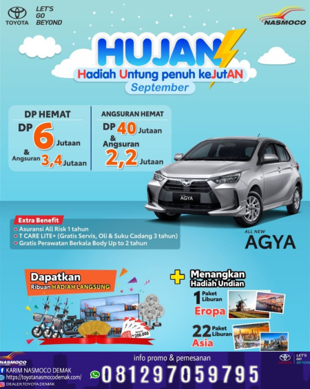 HUJAN PROMO TOYOTA AGYA