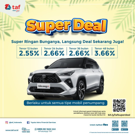 PAKET KREDIT SUPER DEAL YARIS CROSS