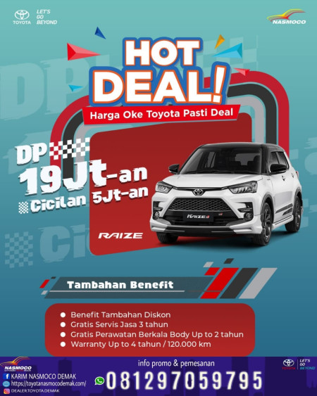 HOT DEAL KREDIT TOYOTA RAIZE