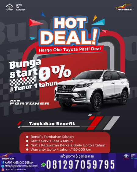 HOT DEAL KREDIT TOYOTA FORTUNER