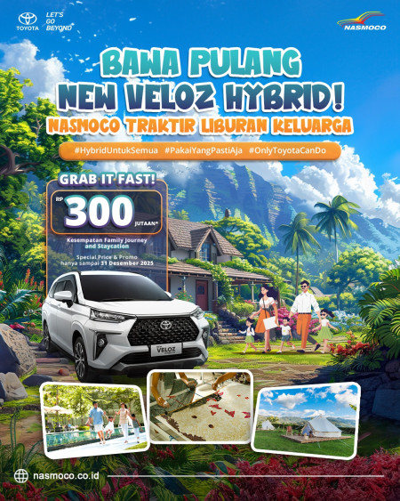 Promo Toyota New Veloz Hybrid Desember 2025 – Harga Mulai Rp300 Jutaan